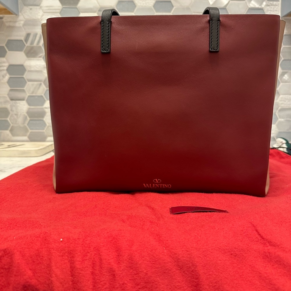Valentino Colorblock Tote